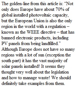 Recycling Renewables